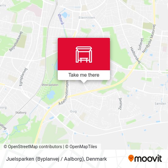 Juelsparken (Byplanvej / Aalborg) map