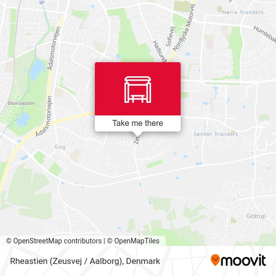 Rheastien (Zeusvej / Aalborg) map