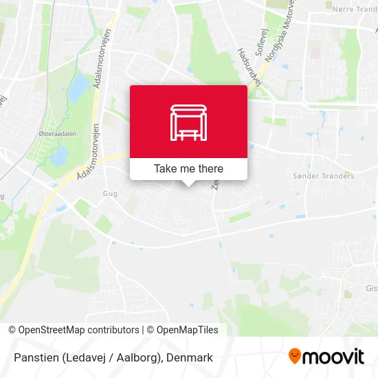 Panstien (Ledavej / Aalborg) map