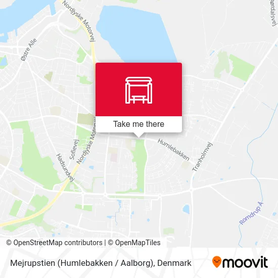 Mejrupstien (Humlebakken / Aalborg) map