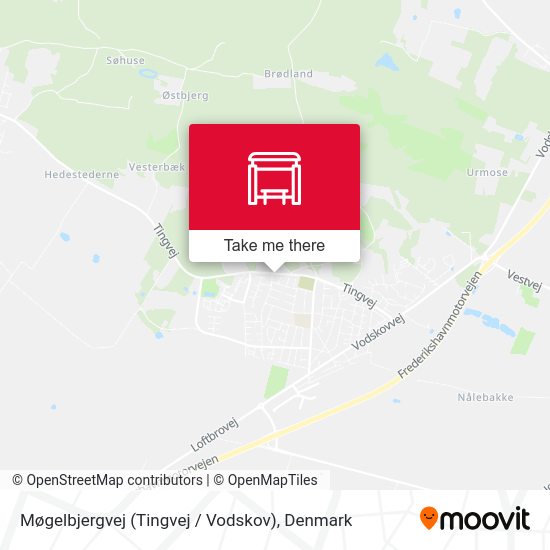 Møgelbjergvej (Tingvej / Vodskov) map