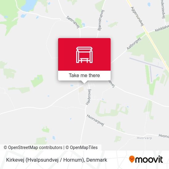 Kirkevej  (Hvalpsundvej / Hornum) map