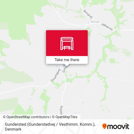 Gundersted (Gunderstedvej / Vesthimm. Komm.) map