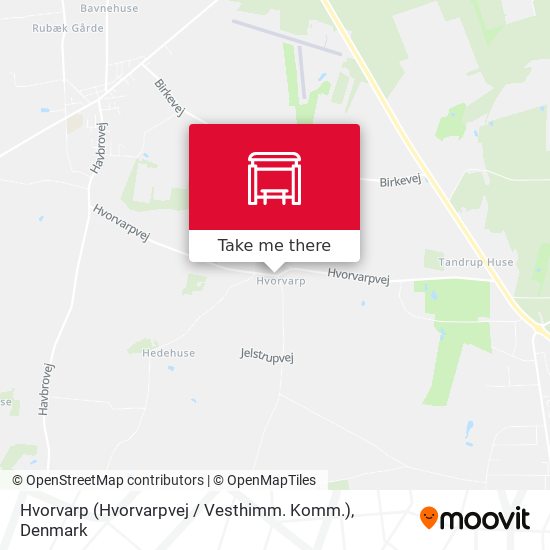 Hvorvarp (Hvorvarpvej / Vesthimm. Komm.) map