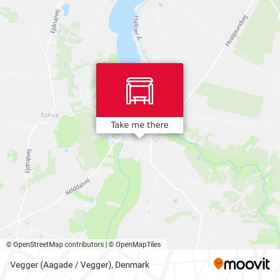 Vegger (Aagade / Vegger) map