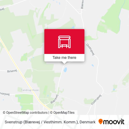 Svenstrup (Blærevej / Vesthimm. Komm.) map