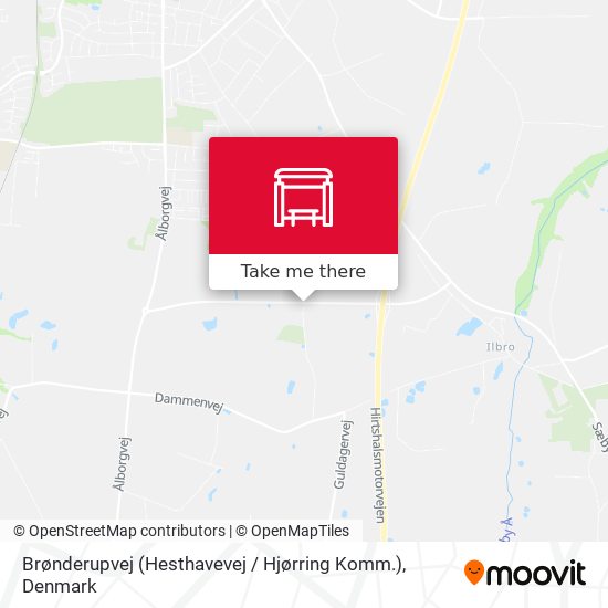 Brønderupvej (Hesthavevej / Hjørring Komm.) map