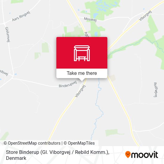 Store Binderup (Gl. Viborgvej / Rebild Komm.) map