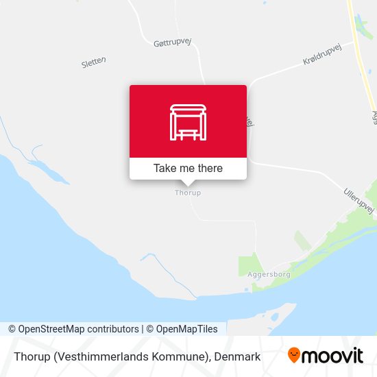 Thorup (Vesthimmerlands Kommune) map