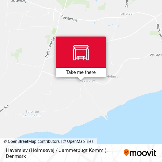 Haverslev (Holmsøvej / Jammerbugt Komm.) map