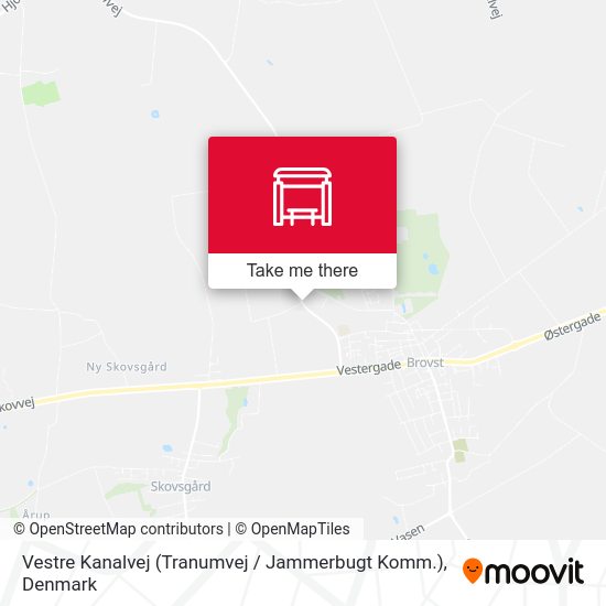 Vestre Kanalvej (Tranumvej / Jammerbugt Komm.) map