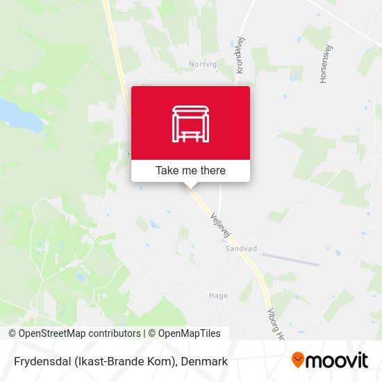 Frydensdal (Ikast-Brande Kom) map