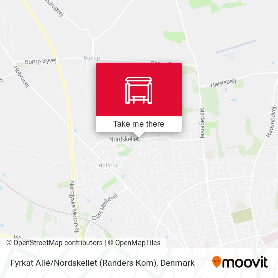 Fyrkat Allé / Nordskellet (Randers Kom) map