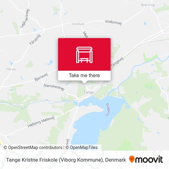 Tange Kristne Friskole (Viborg Kommune) map