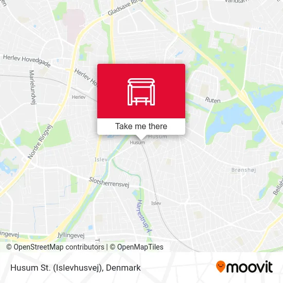 Husum St. (Islevhusvej) map