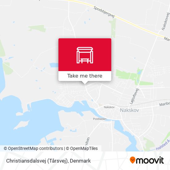 Christiansdalsvej (Tårsvej) map