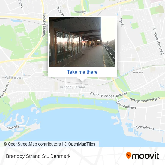 Brøndby Strand St. map