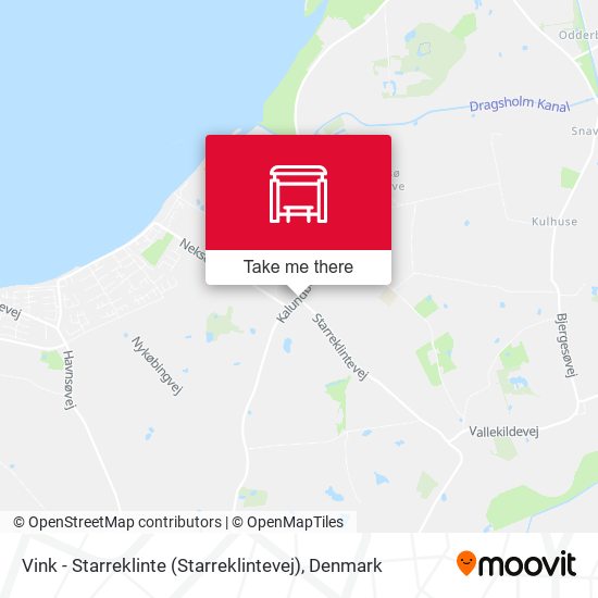 Vink - Starreklinte (Starreklintevej) map