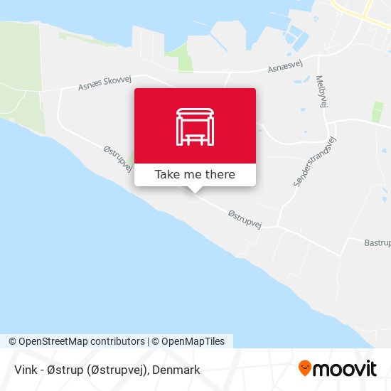 Vink - Østrup (Østrupvej) map