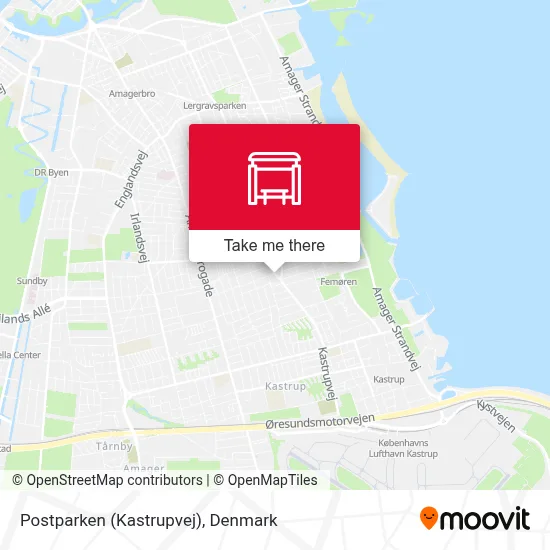 Postparken (Kastrupvej) map