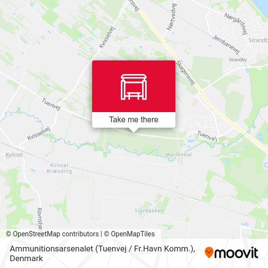 Ammunitionsarsenalet (Tuenvej / Fr.Havn Komm.) map