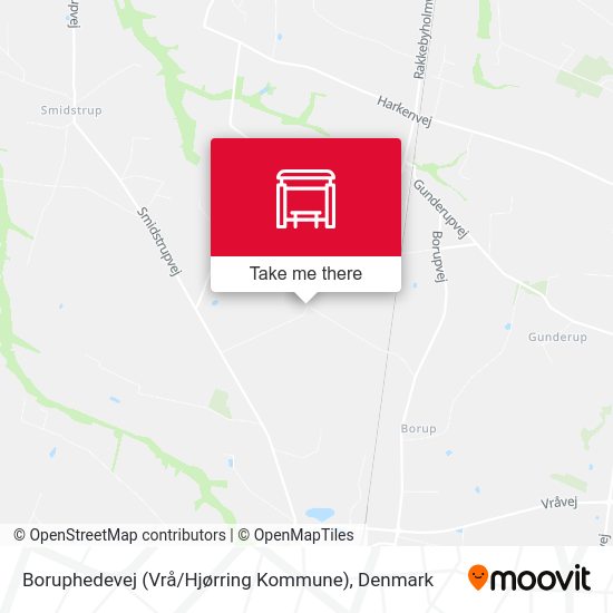 Boruphedevej (Vrå / Hjørring Kommune) map