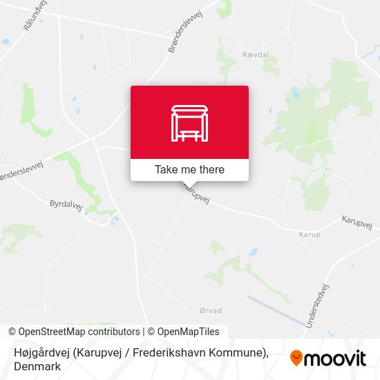 Højgårdvej (Karupvej / Frederikshavn Kommune) map