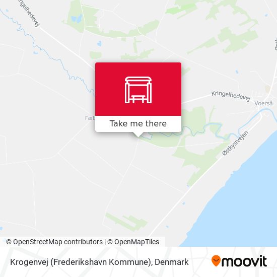 Krogenvej (Frederikshavn Kommune) map
