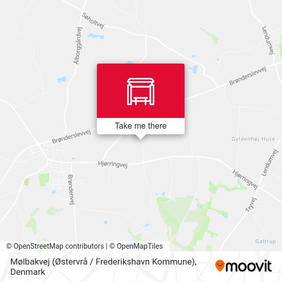 Mølbakvej (Østervrå / Frederikshavn Kommune) map
