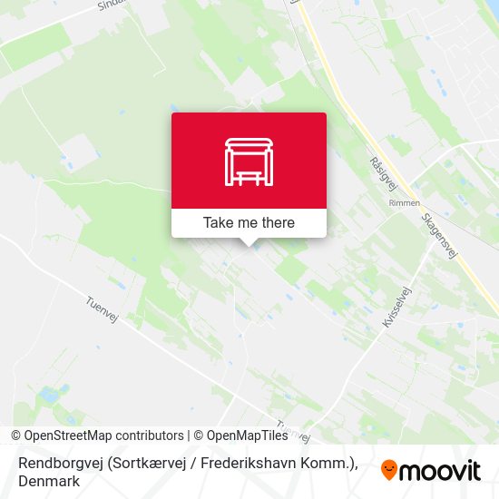 Rendborgvej (Sortkærvej / Frederikshavn Komm.) map