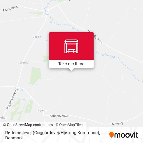Rødemøllevej (Gøggårdsvej / Hjørring Kommune) map