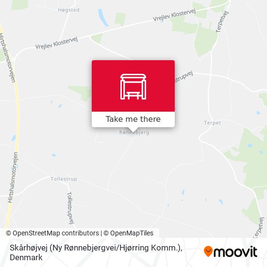 Skårhøjvej (Ny Rønnebjergvei / Hjørring Komm.) map