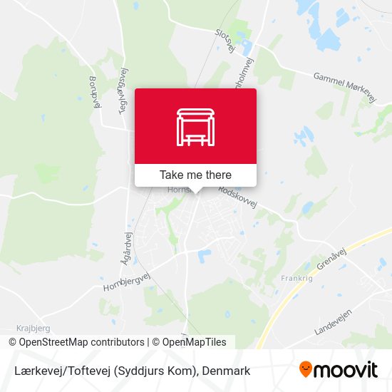Lærkevej / Toftevej (Syddjurs Kom) map