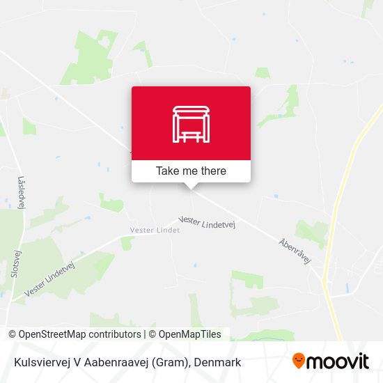 Kulsviervej V Aabenraavej (Gram) map