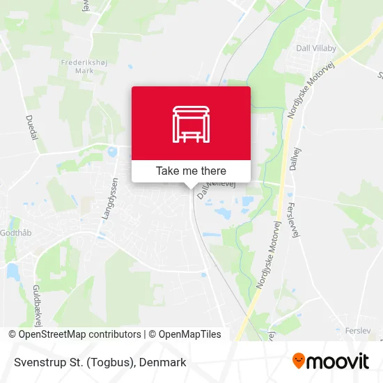Svenstrup St. (Togbus) map