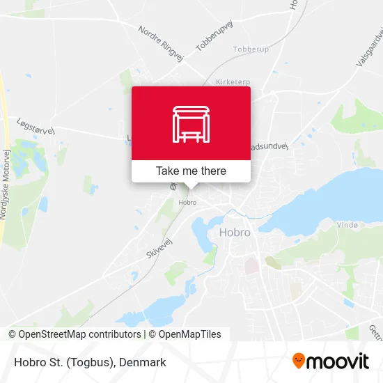 Hobro St. (Togbus) map