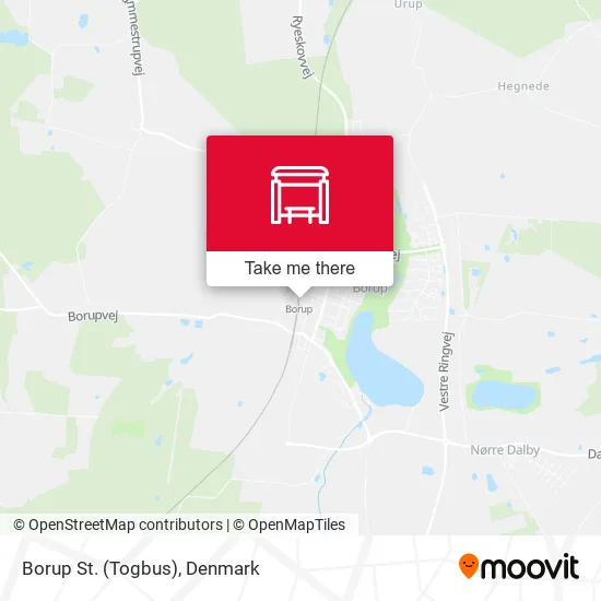 Borup St. (Togbus) map