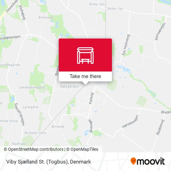 Viby Sjælland St. (Togbus) map