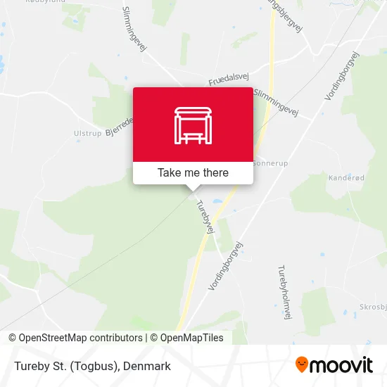 Tureby St. (Togbus) map