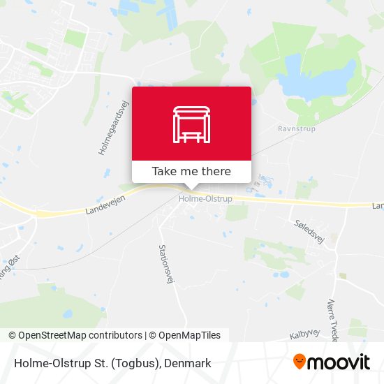Holme-Olstrup St. (Togbus) map