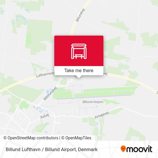 Billund Lufthavn / Billund Airport map