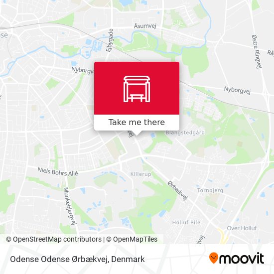 Odense Odense Ørbækvej map