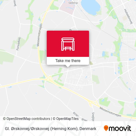 Gl. Ørskovvej / Ørskovvej (Herning Kom) map