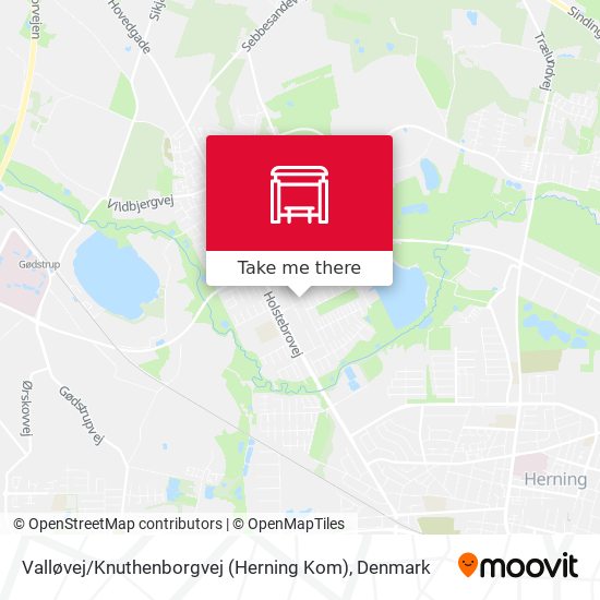 Valløvej / Knuthenborgvej (Herning Kom) map