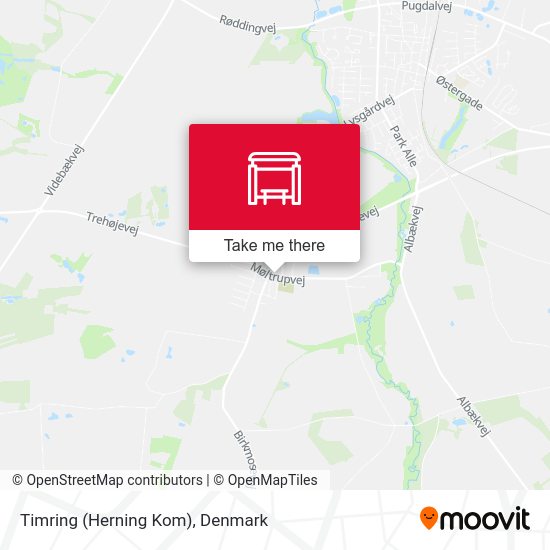 Timring (Herning Kom) map