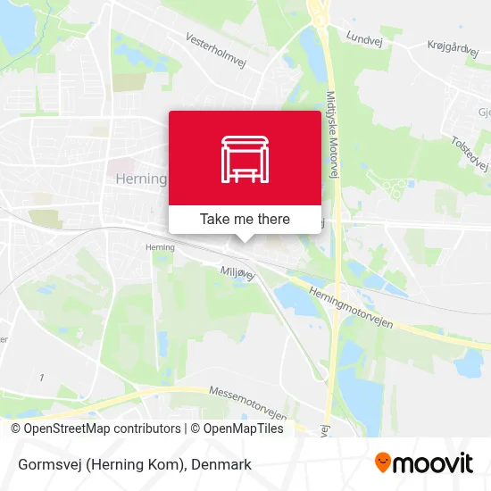 Gormsvej (Herning Kom) map