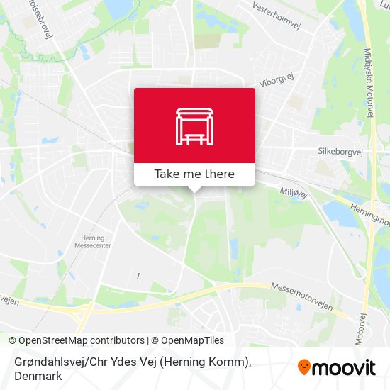 Grøndahlsvej / Chr Ydes Vej (Herning Komm) map