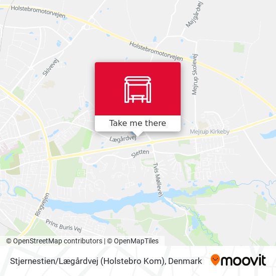 Stjernestien / Lægårdvej (Holstebro Kom) map
