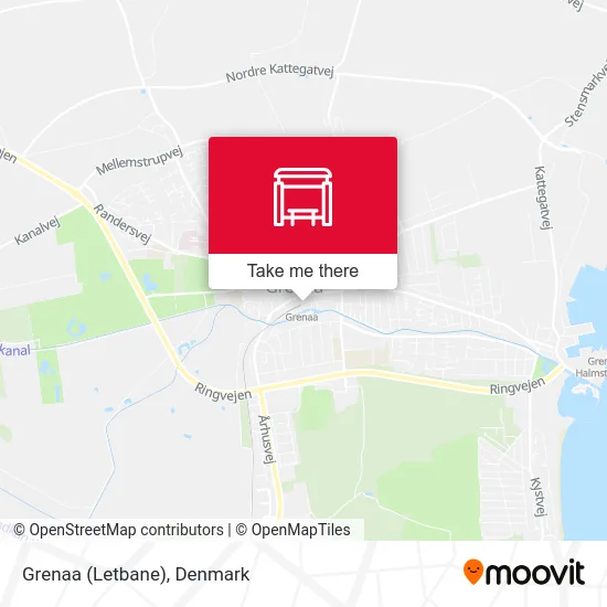 Grenaa (Letbane) map