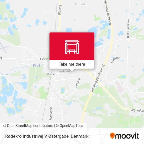Rødekro Industrivej V Østergade map